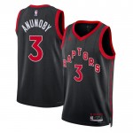 Toronto Raptors Trikot OG Anunoby 3 Jordan 2022-23 Statement Edition Schwarz Swingman - Herren Toronto Raptors Trikot OG Anunoby 3 Jordan 2022-23 Statement Edition Schwarz Swingman - Herren